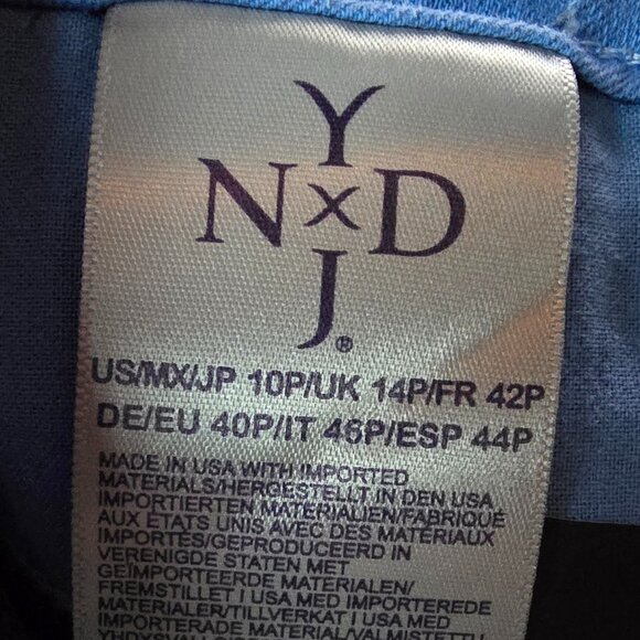 NWT NYDJ "CLARISSA ANKLE" Blue Not Your Daughters Jeans Size 10P - Picture 6 of 7